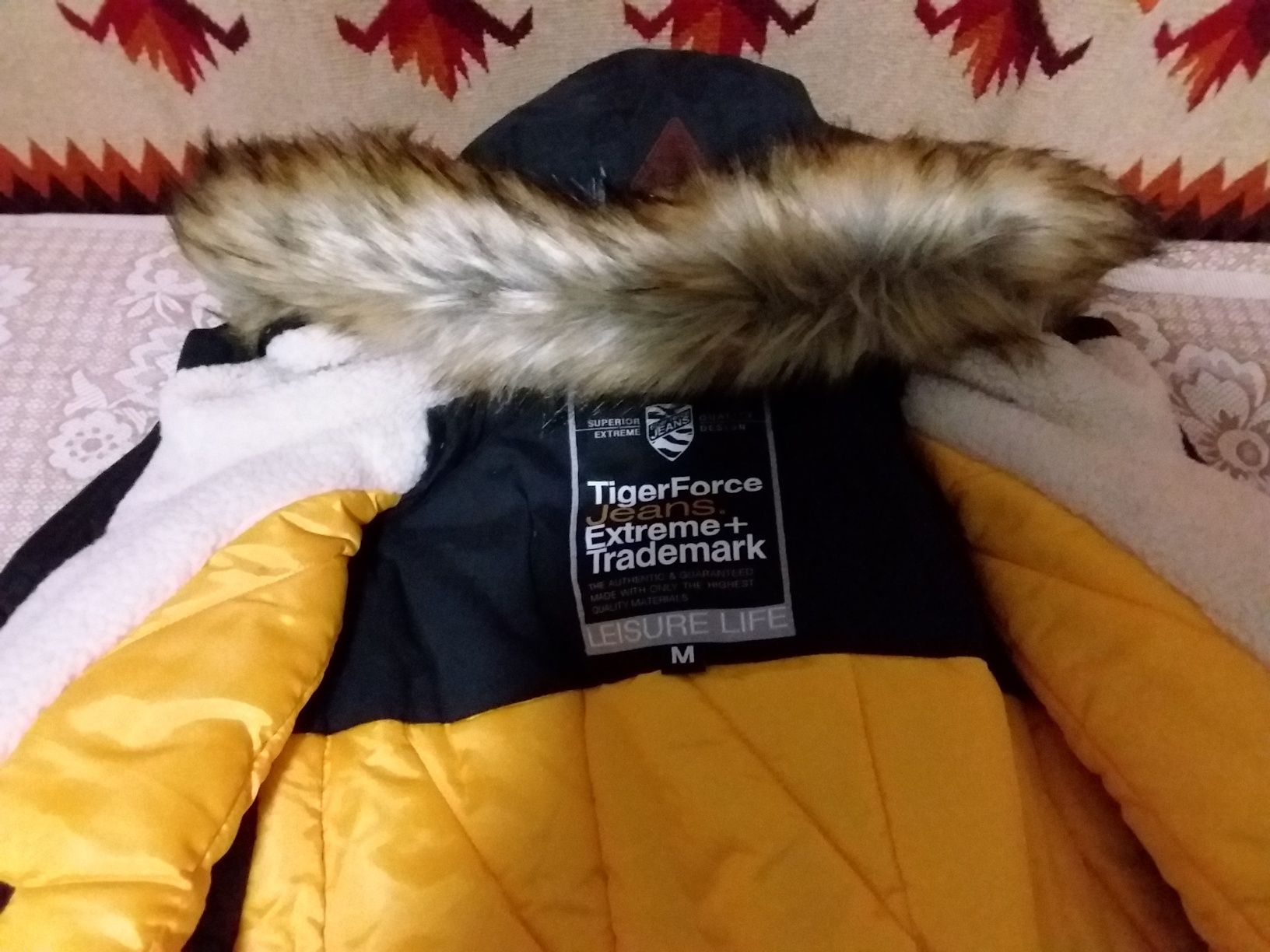 Новая Очень теплая зимняя мужская подростковая куртка Tiger force.