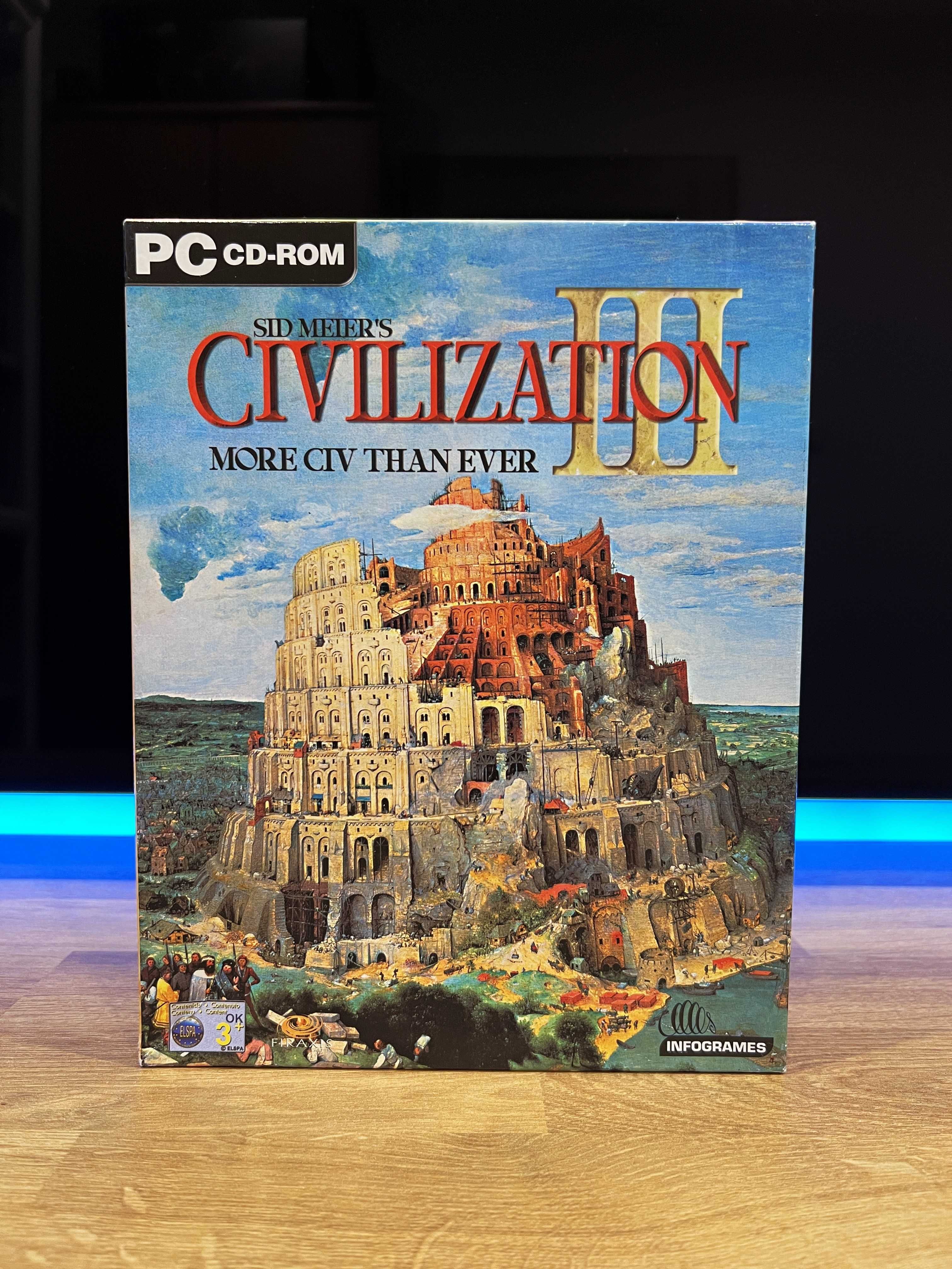 Civilization III 3 (PC EN 2001) BIG BOX angielskie premierowe wydanie