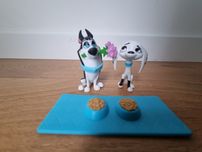 101 dalmatyńczyków figurki 2PAK PERFECT PICNIC PIESKI