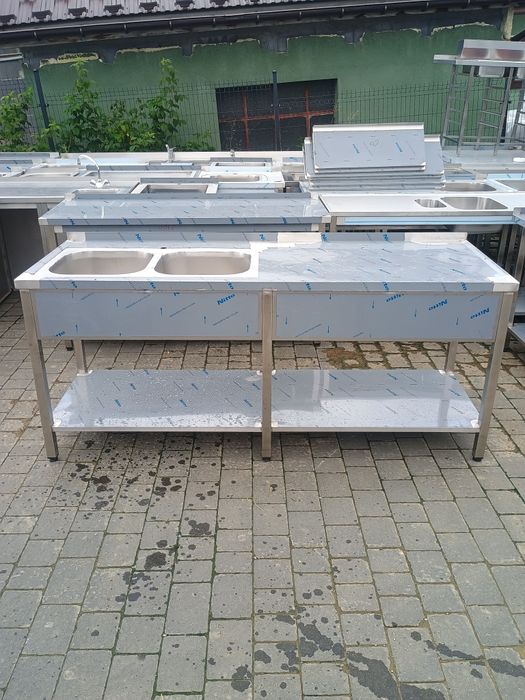 Zlewozmywak Gastronomiczny 2 komorowy 200x60