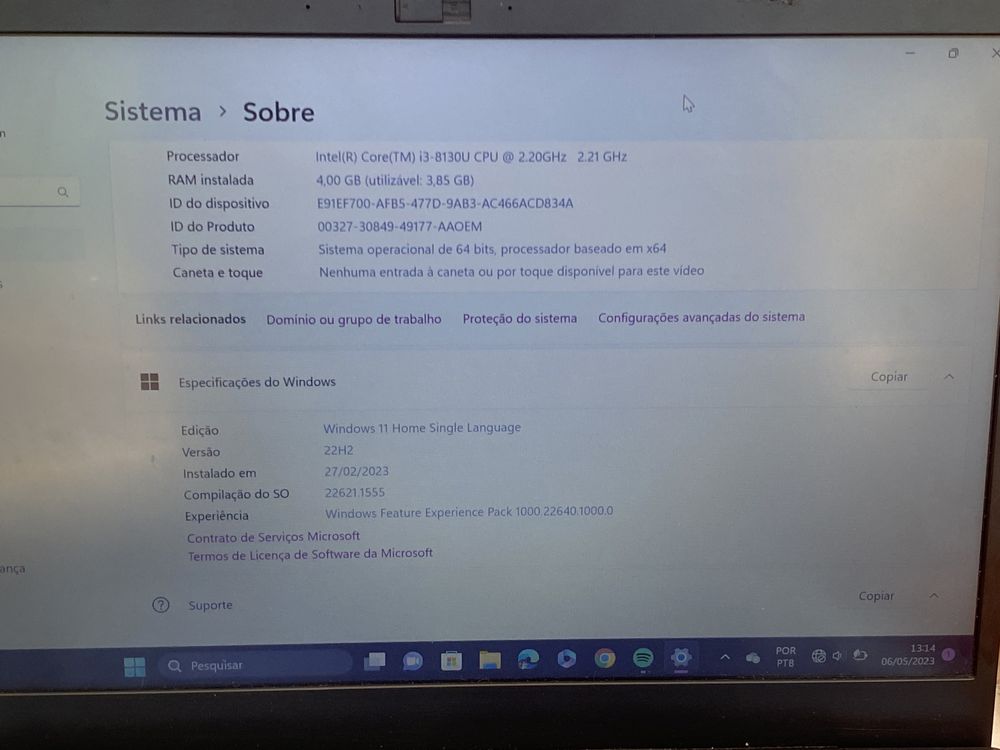 Notebook Sony Vaio seminovo