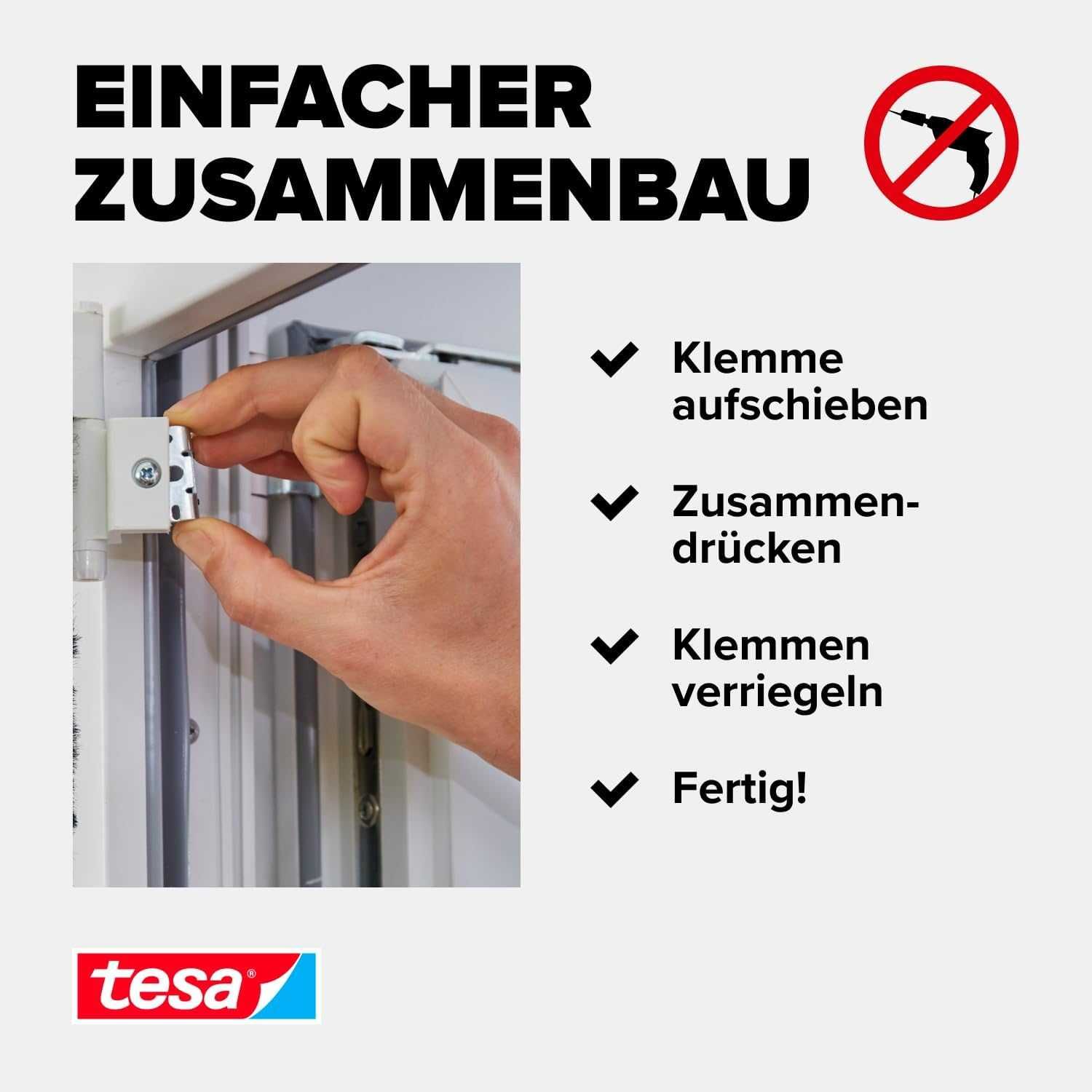 Tesa adaptery do moskitier drzwi ALU COMFORT