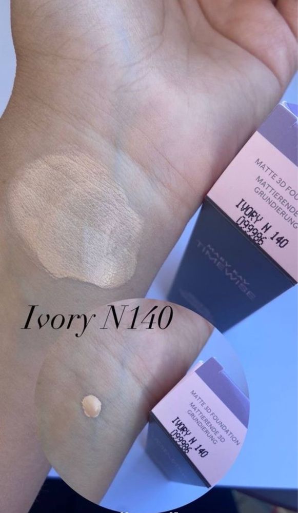 Podkład Matujący Ivory N140 IntelliMatch 3D TimeWise