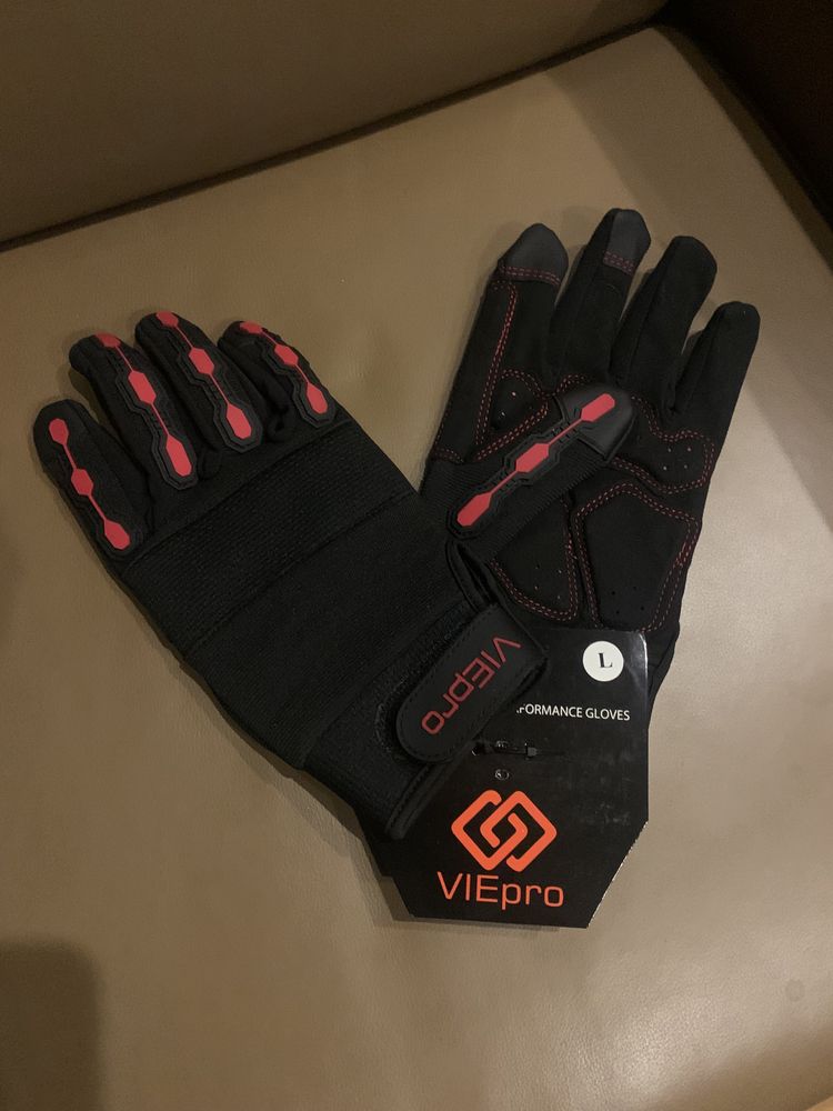 Прочные тактические перчатки ViePro размер L перчатки механика -