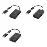 3x Hama - czytnik kart SD/MicroSD, czarny - OUTLET