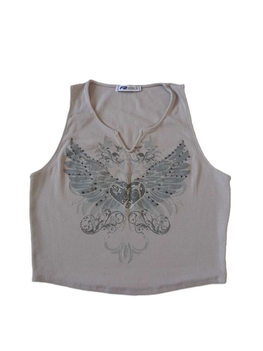 FB Sister crop top koszulka damski r L