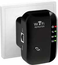 Wzmacniacz sygnału Wi-Fi Wireless Repeater Czarny