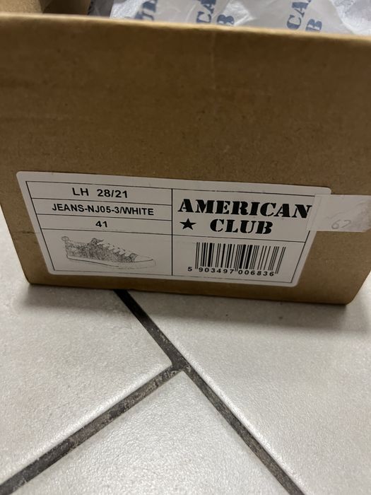 Trampki Jeans American Club  Nowe ,r.  41