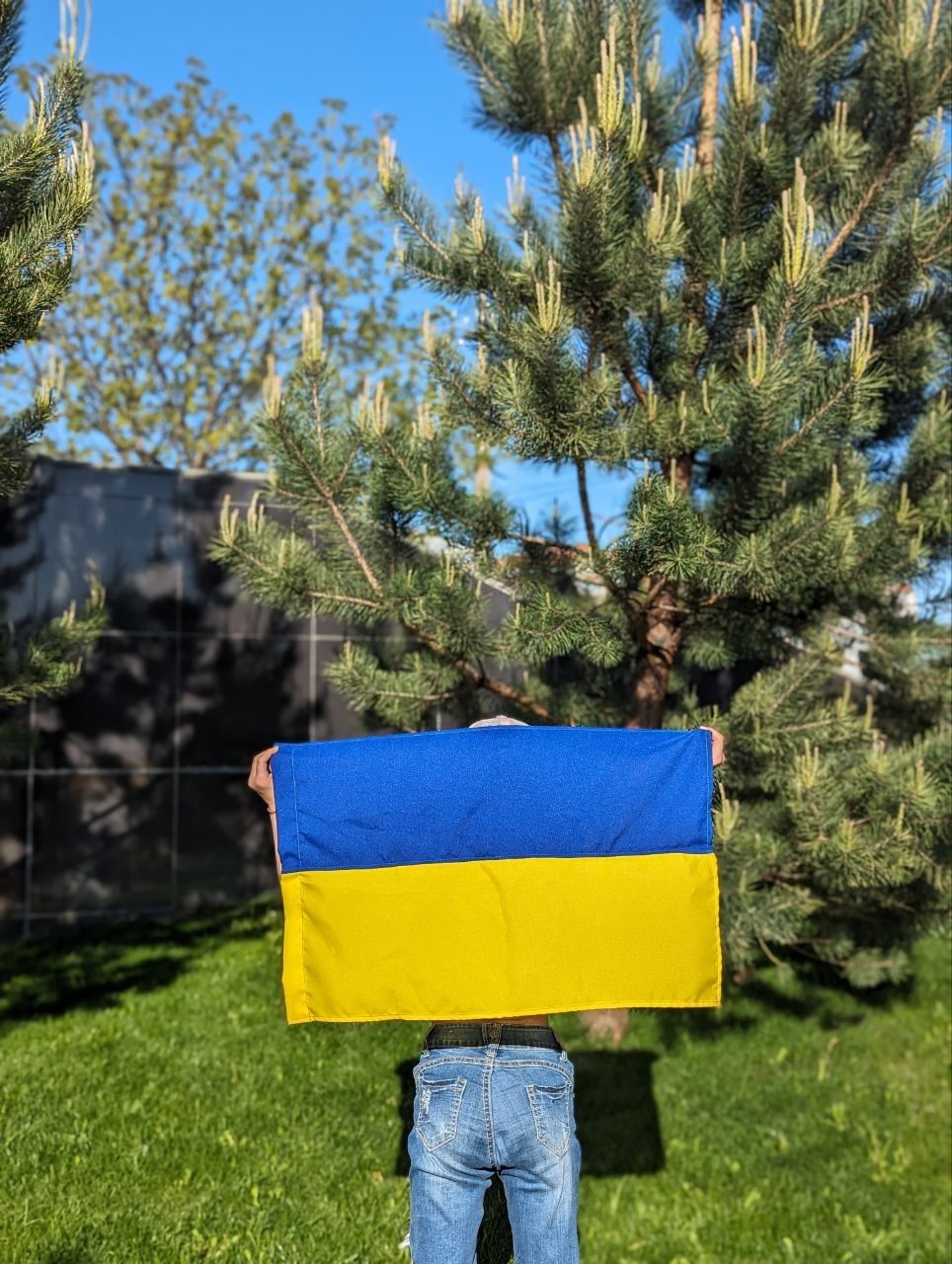 Прапор України якість габардин розмір 40*65 ціна від виробника