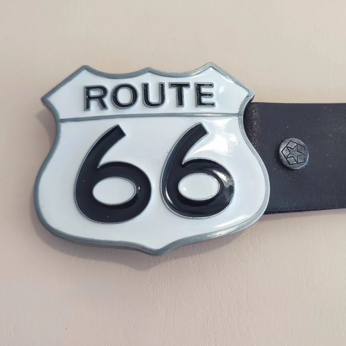 Pas skórżany route66