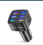 Зарядний автомобільний пристрій для телефону 6 USB портів