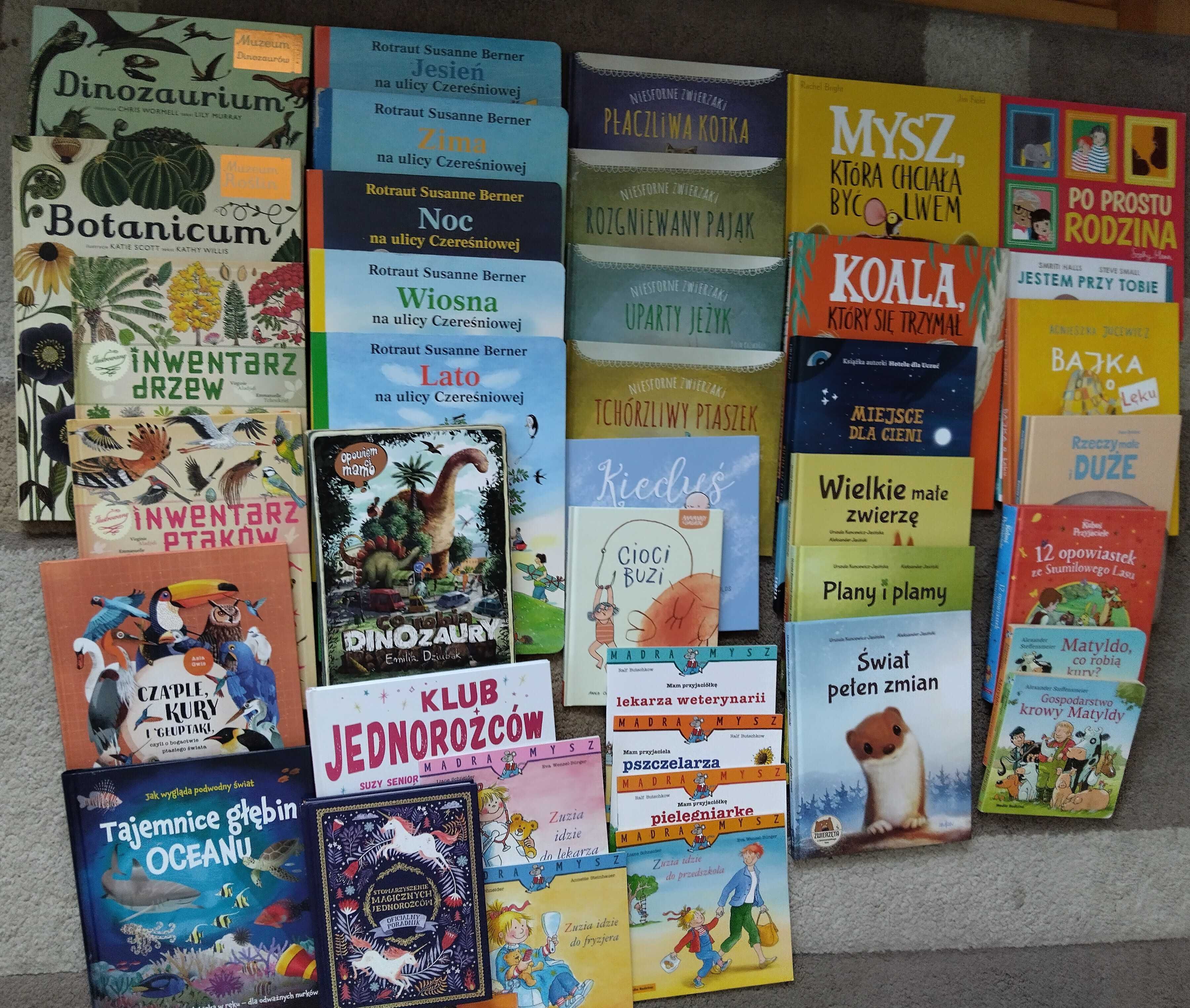 Ulica Czereśniowa, Botanicum, Dinozaury, zestaw ksiazek