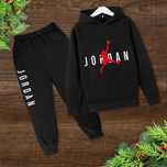 Dres Dziecięcy Styl Jordan Komplet Bluza Kangurka Spodnie Ściągacze