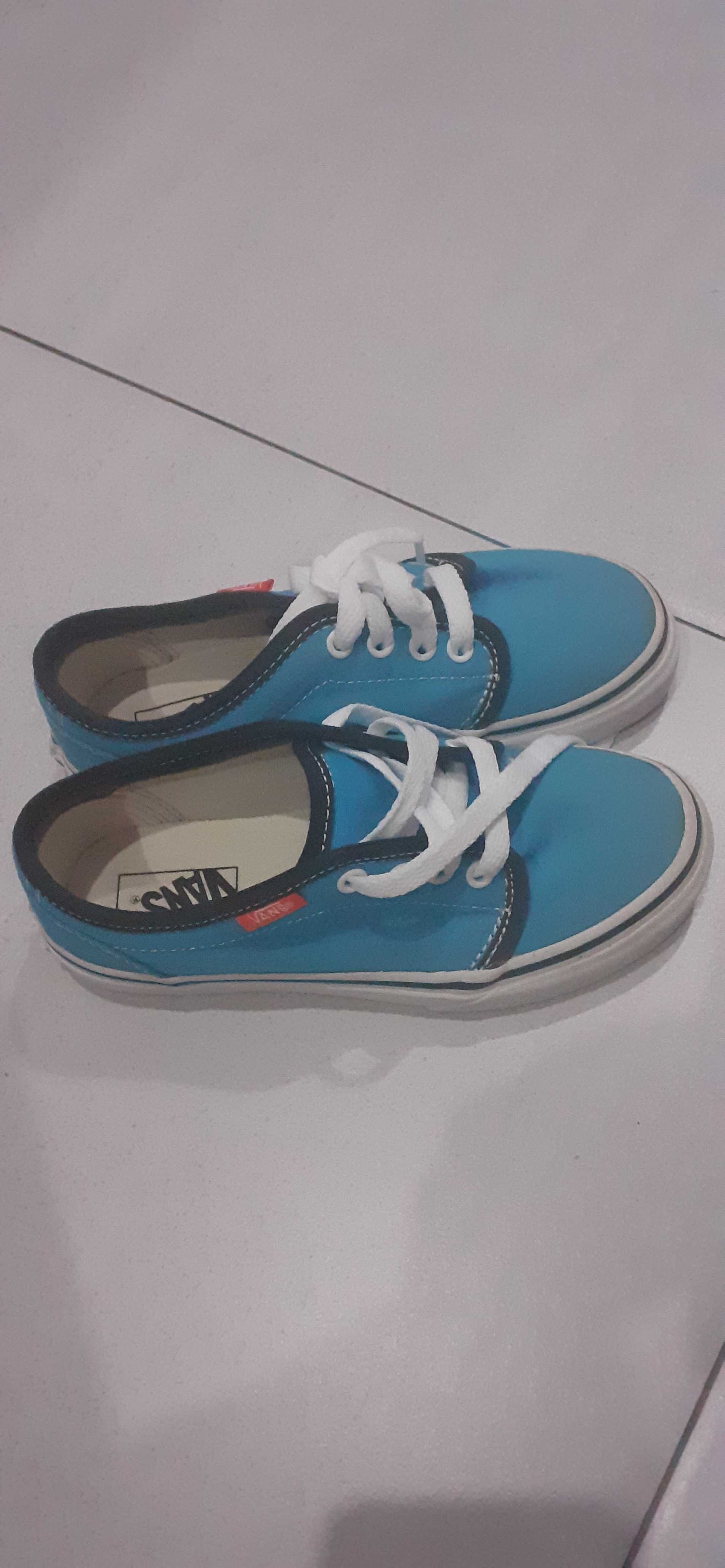 Vans sapatilhas rapaz azuis