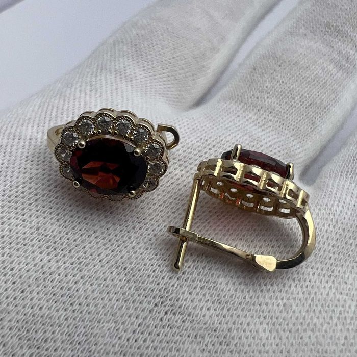 Piękne Złote Kolczyki P585 4,58g Angielskie