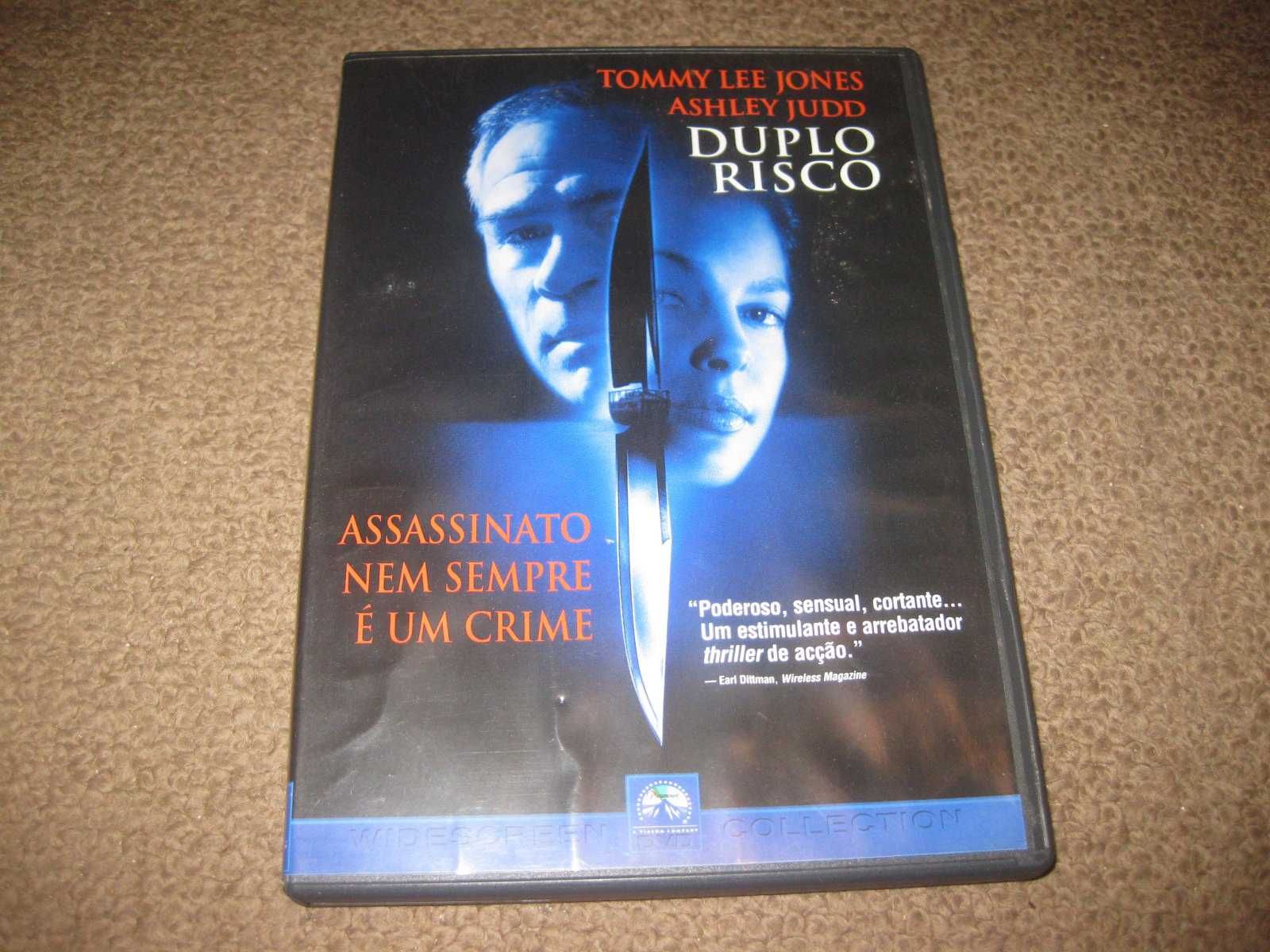 DVD "Duplo Risco" com Tommy Lee Jones/Raro!