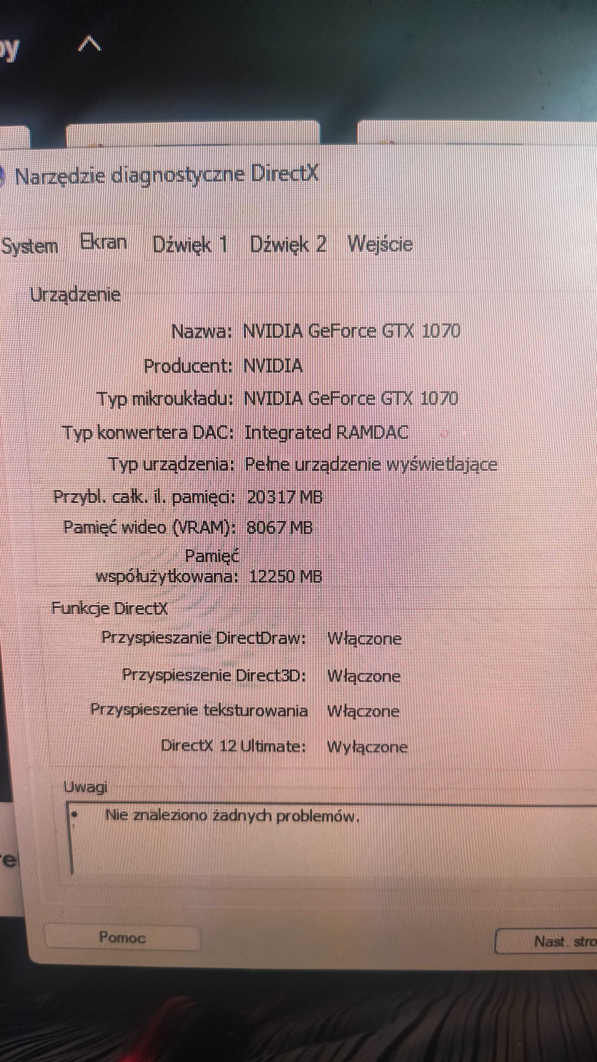 Komputer i5 9400f GTX 1070