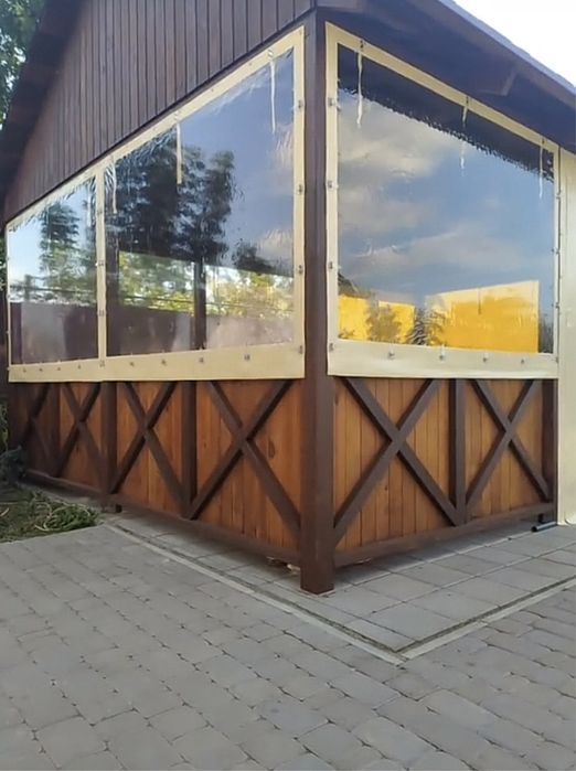 М’які вікна ПВХ, тенти, навіс, для альтанок, веранд, терасс