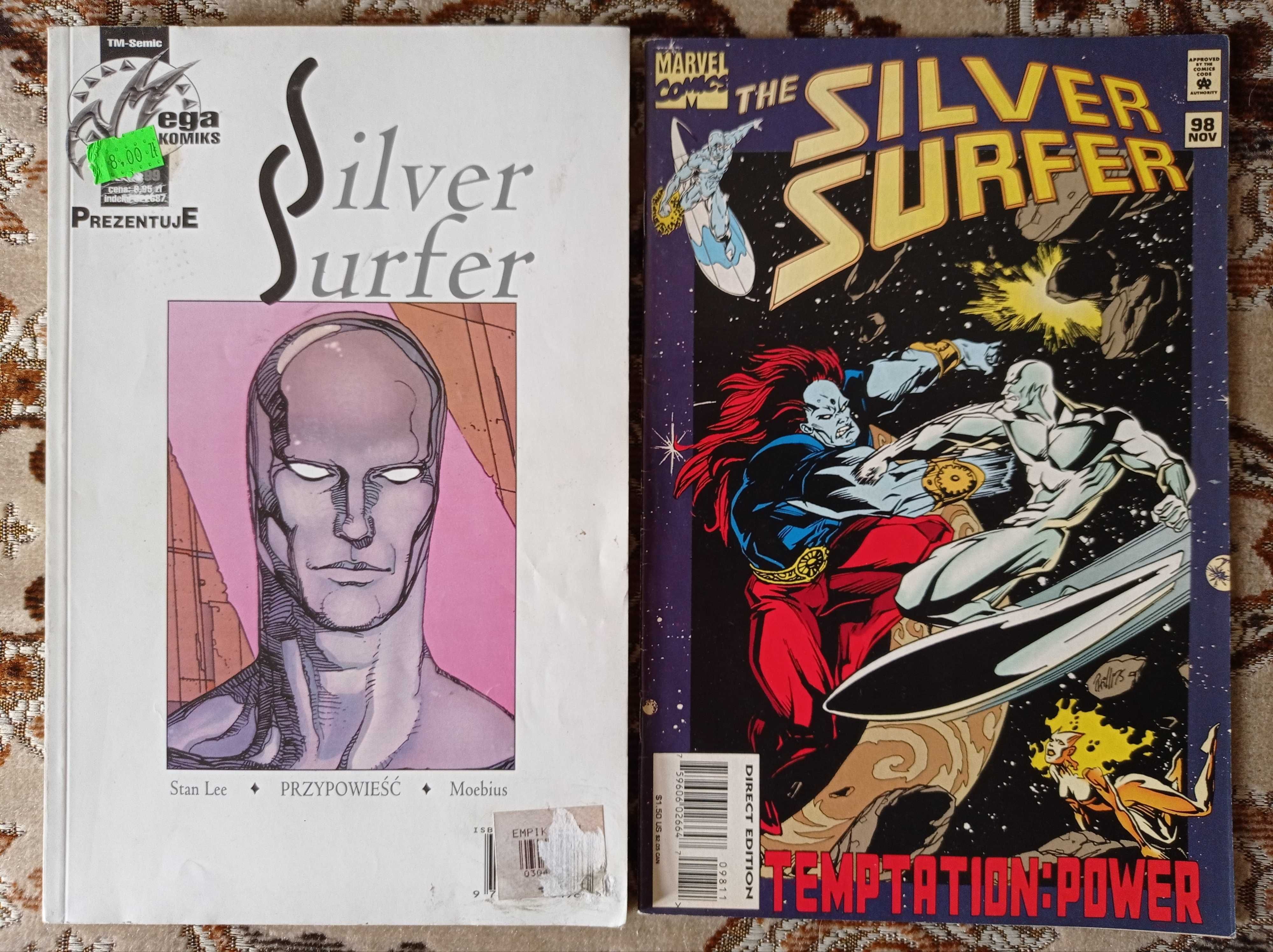Silver Surfer Marvel TM-Semic Marvel + DVD Fantastyczna Czwórka 2