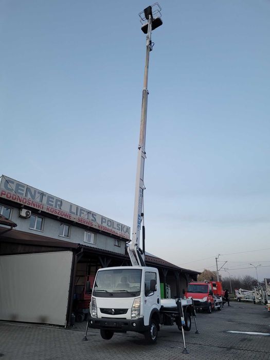Renault podnośnik koszowy zwyżka 20 m z jib cte multitel mj gsr socage