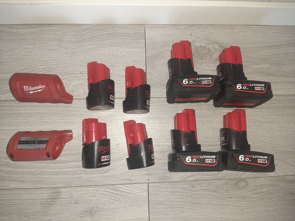 Akumulator Milwaukee M12 B6 6Ah uszkodzony do regeneracji
