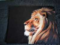 Картина "Поважний лев" 40*50 см