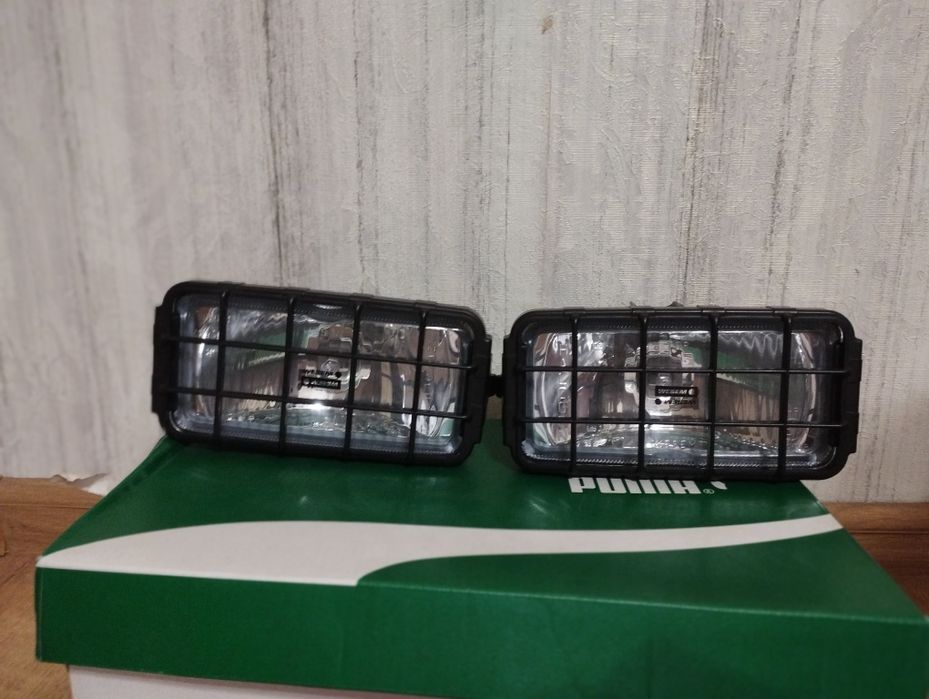 Фари галогени з решітками