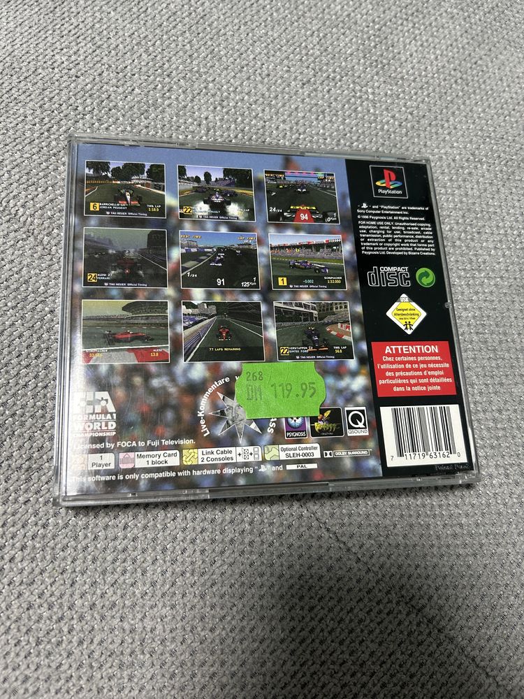 #344 Formel 1 Ps1 Playstation1