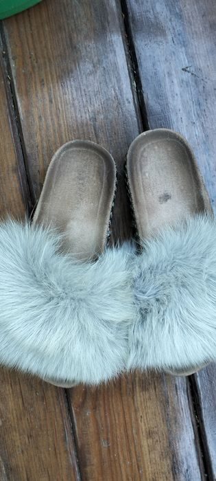 Klapki damskie z jenotem rozmiar 39