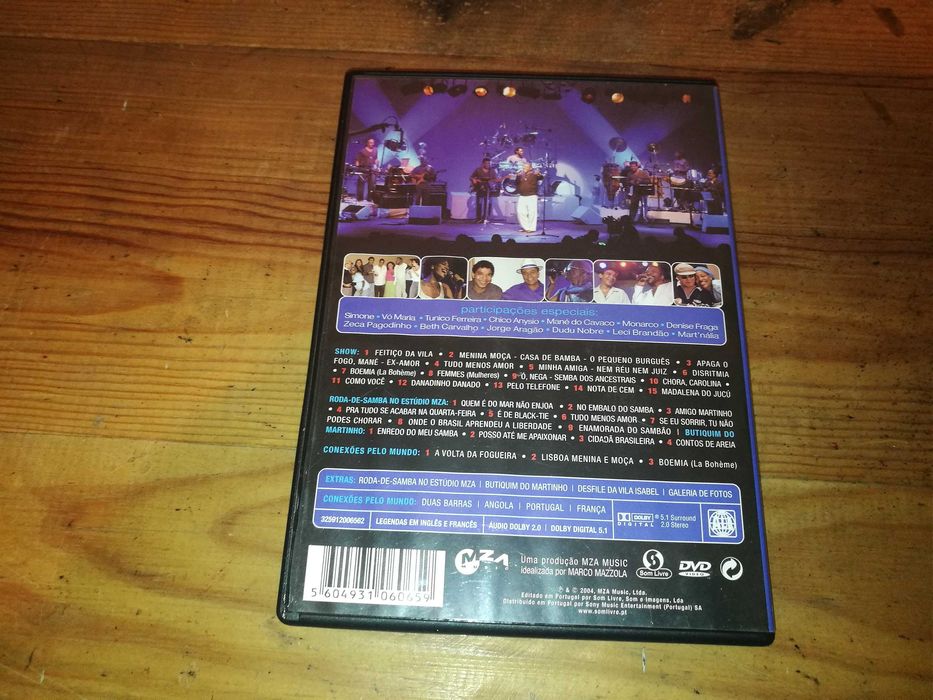 MARTINHO DA VILA - Martinho da Vila ao Vivo DVD MUSICA