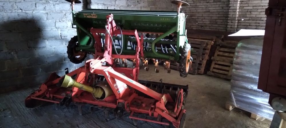 Agregat uprawowo siewny brona wirowa