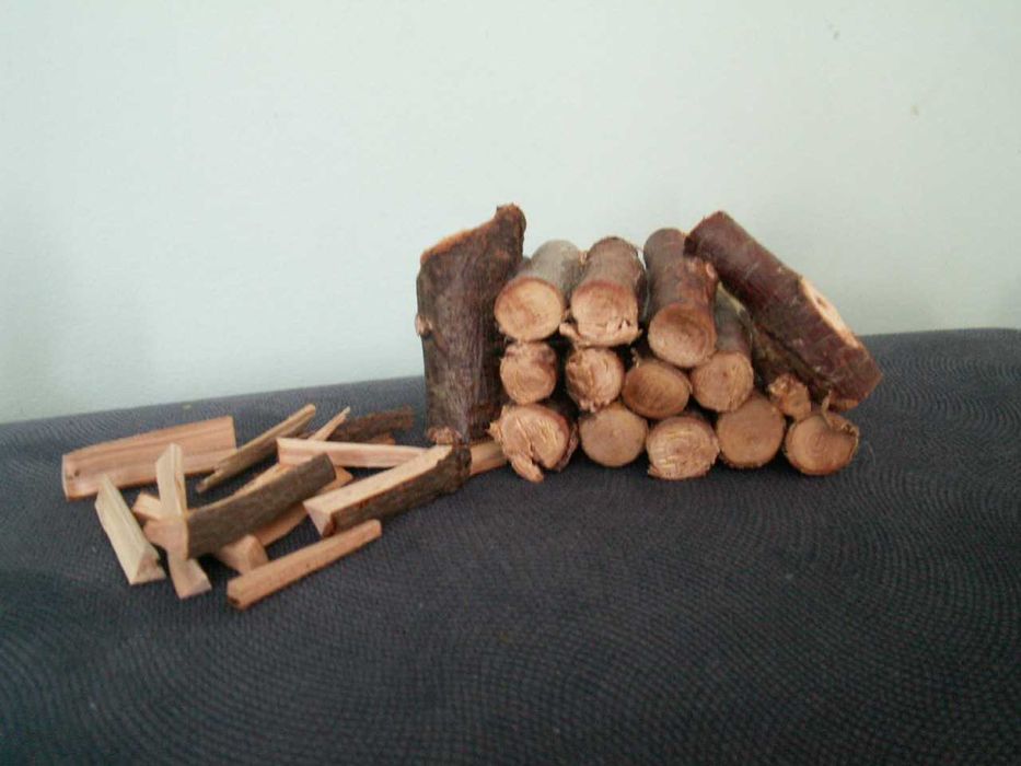 Akcesoria do szopki Sanki z drewnem - Szopka - Stajenka - Stajenki