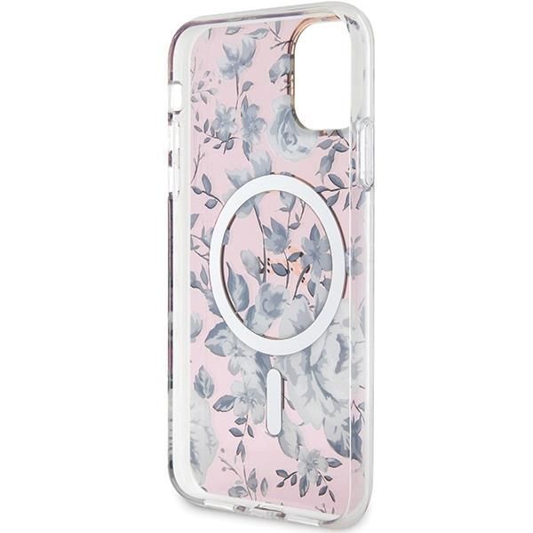 Etui Guess Flower Magsafe Guhmn61Hcfwsp Na Iphone 11 / Xr - Różowe