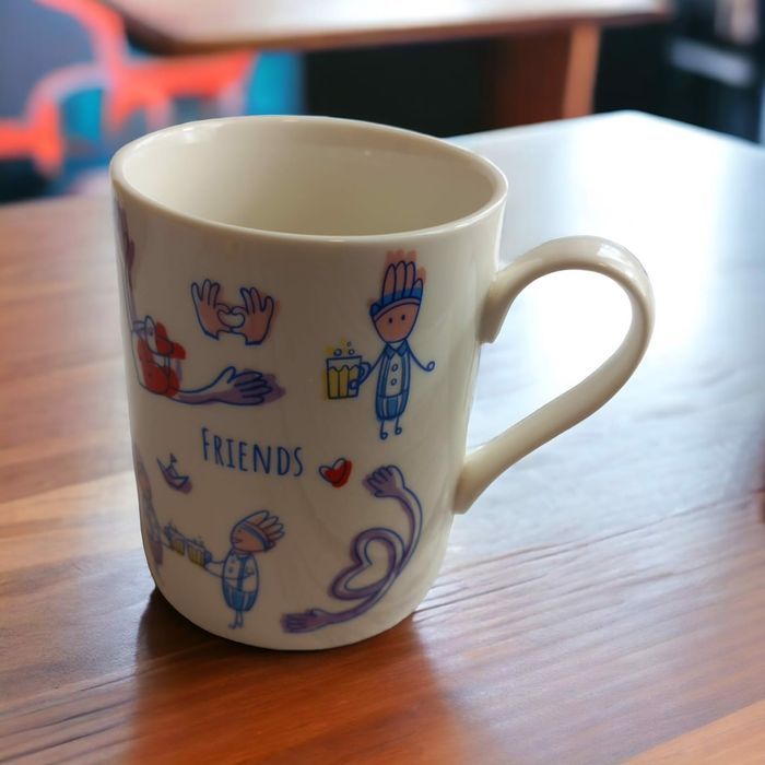 kubek ceramiczny 320ml z napisem friends