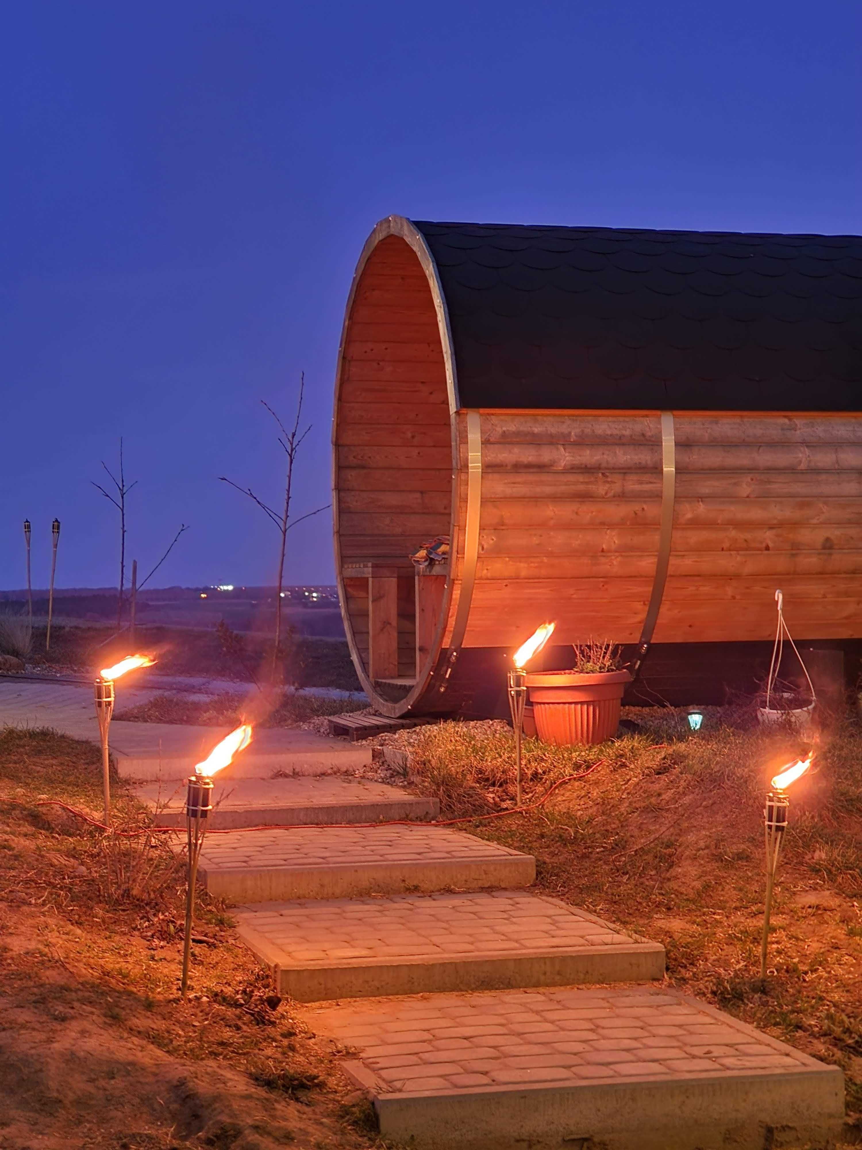 Kaszubskie Wzgórze - całoroczne domki drewniane z sauną i balią