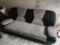 Wersalka Black Red White