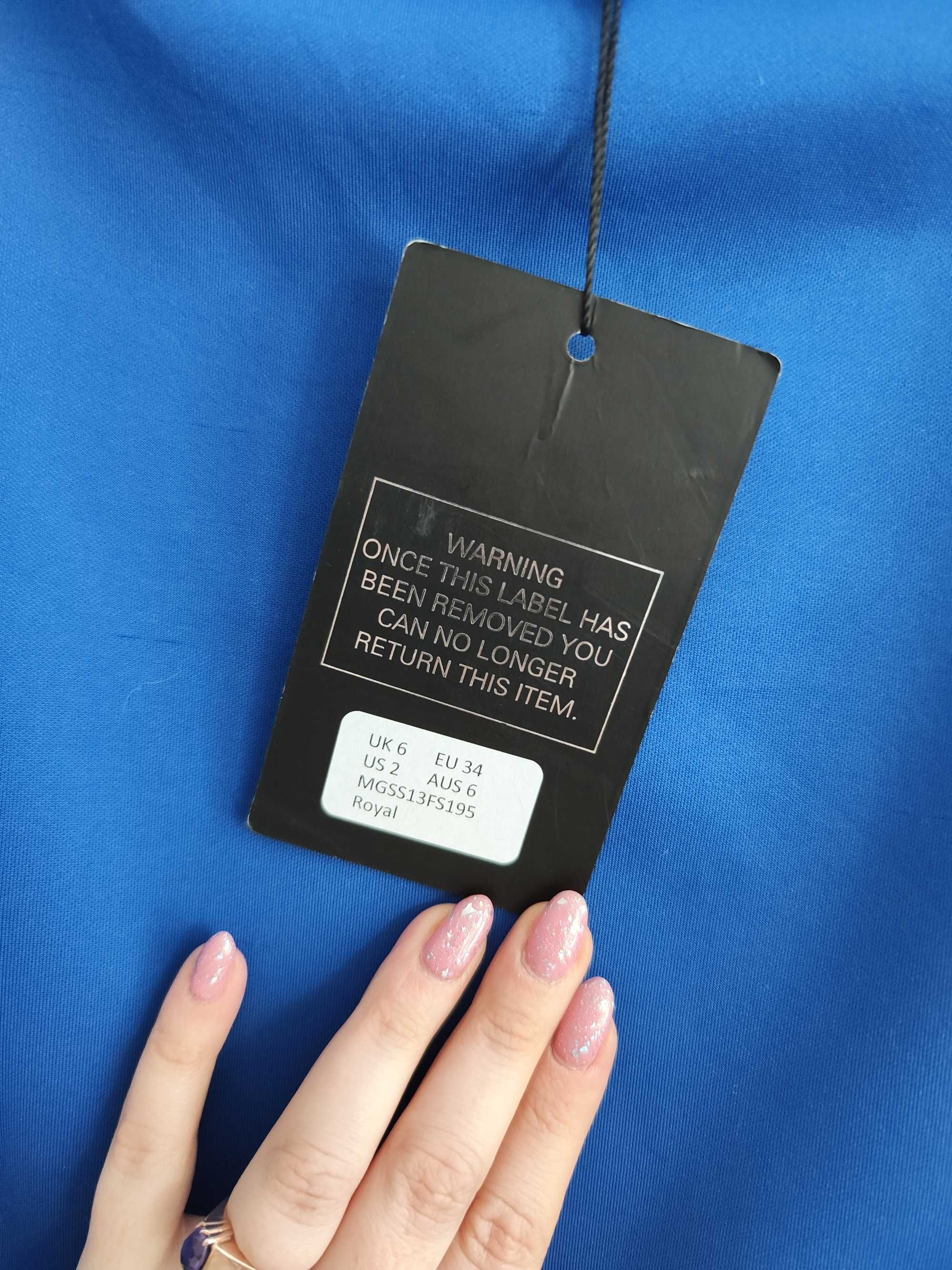Chabrowa spódniczka XS Missguided wymiary w opisie
