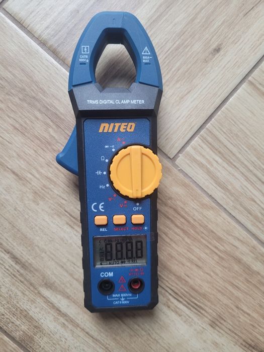 Miernik cęgowy multimetr elektryczny
