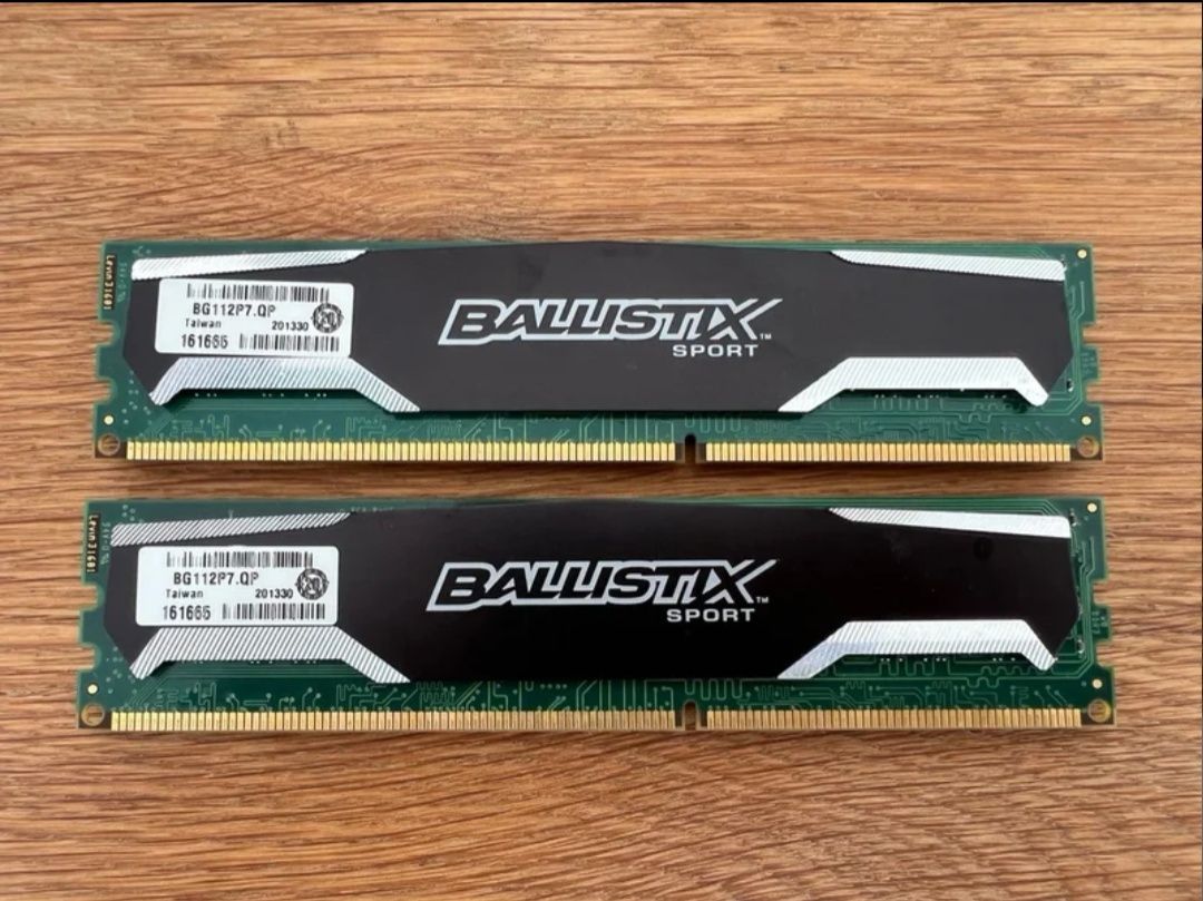 8GB RAM 2x4GB Crucial DDR3 1600Mhz