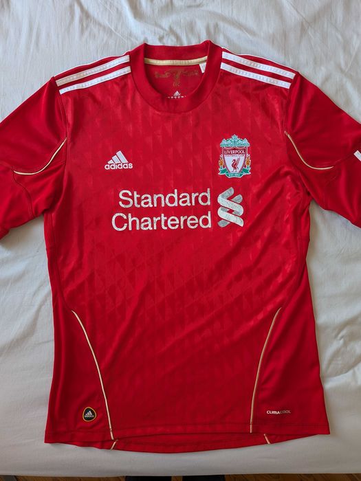 Camisola Liverpool Home 2010/12 - Gerrard Vintage Autêntica