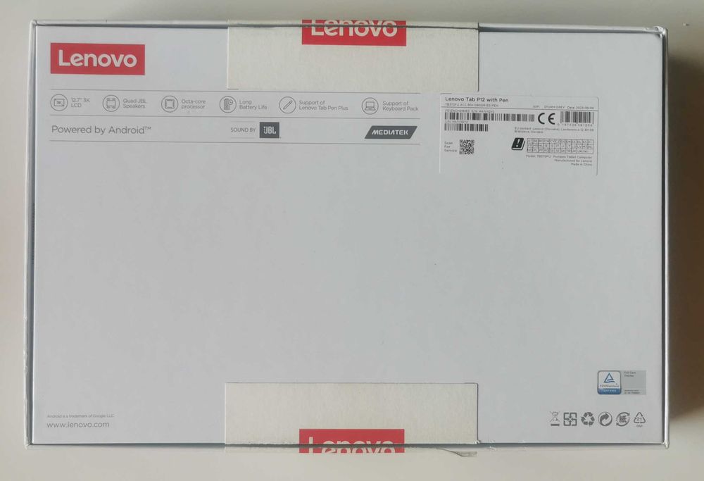 Tablet Lenovo P12 12,7''+pen+capa+teclado (como novo, conj. completo!)