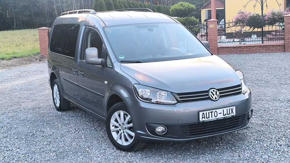 ///Piękny VW Caddy maxi 7-osobowy 1,6 TDI 102KM 2013r z Niemiec///