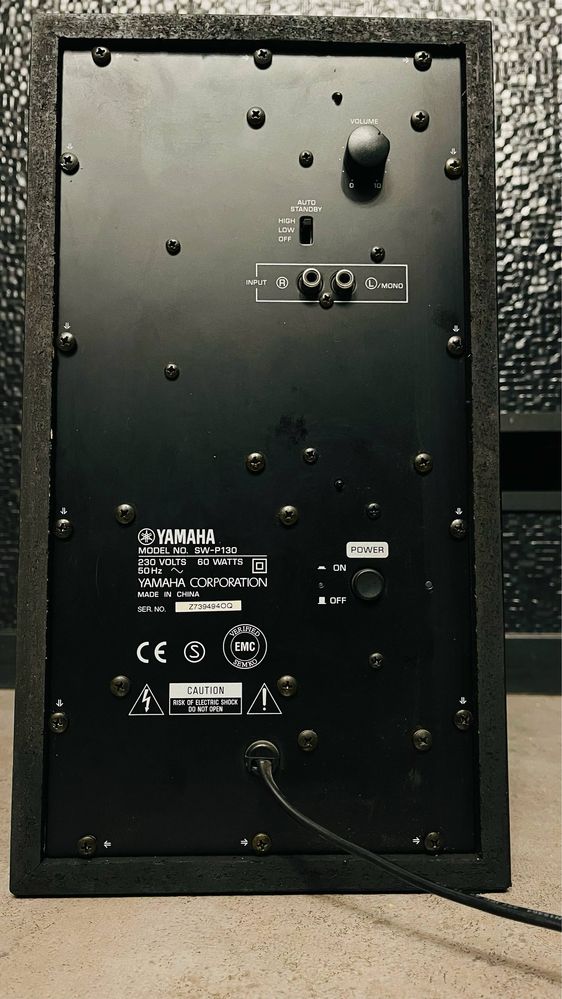 Subwoofer aktywny Yamaha yst sw-p130 Muzyka film