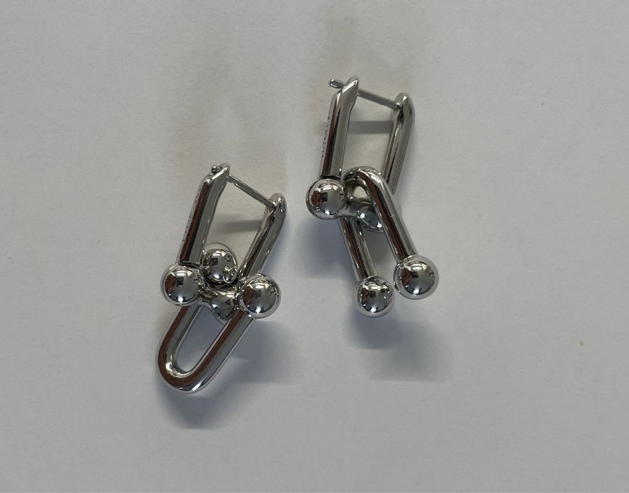 Сережки-звенья Tiffany&Сo HardWear люкс