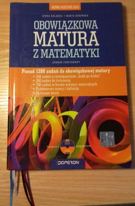 Matematyka MATURA podstawowa Repetytorium Operon