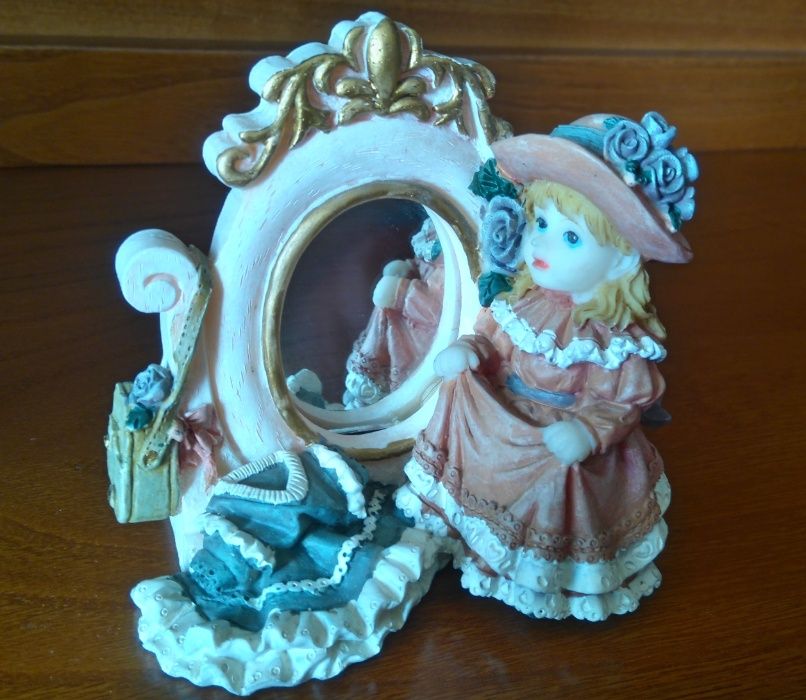 2 mini-espelhos com boneca NOVO para menina