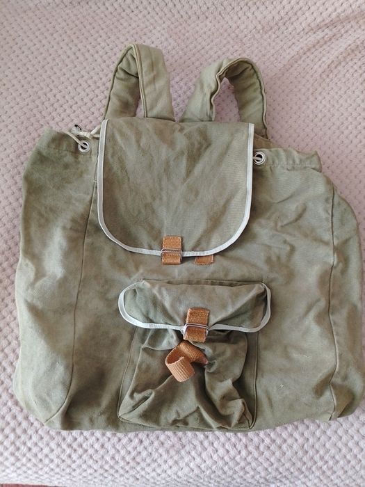 рюкзак туристический, вещмешок армейский брезентовый СССР