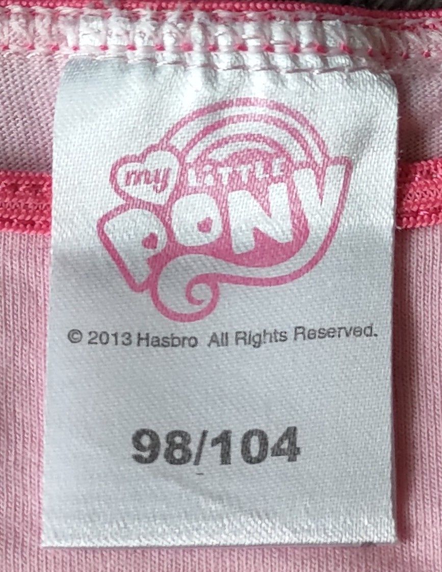 Koszulka My Little Pony top dla dziewczynki rozmiar 98 / 104