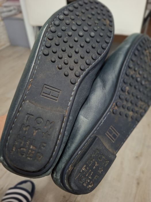 Mokasyny skórzane tommy 38 wkl 24,5