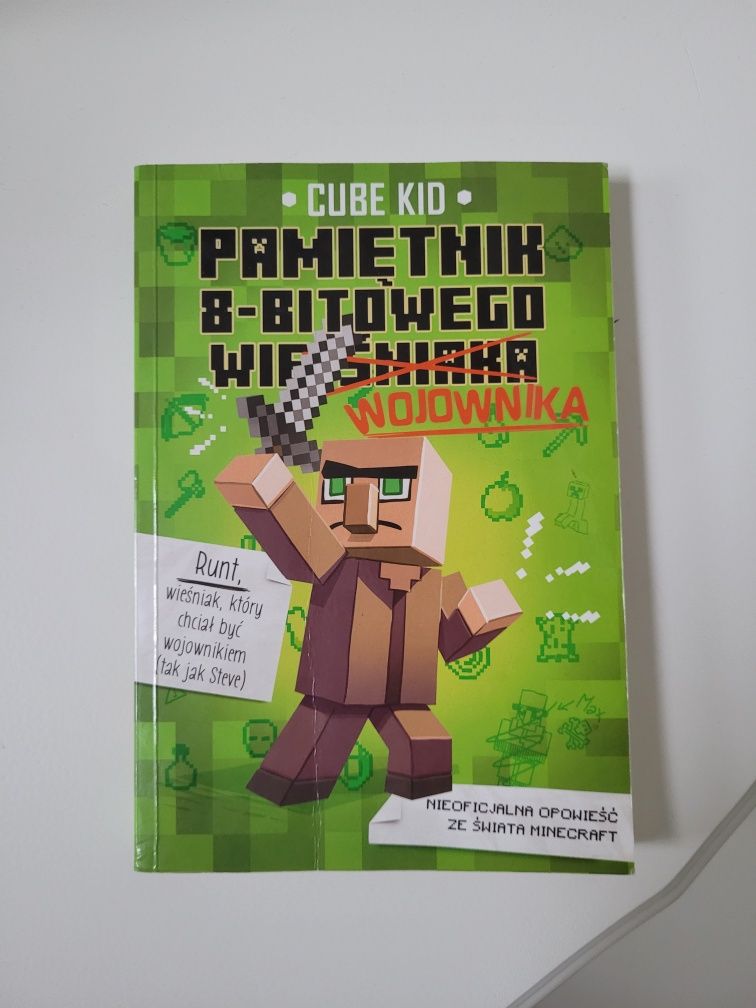 Pamiętnik 8-bitowego wojownika Cube Kid Minecraft